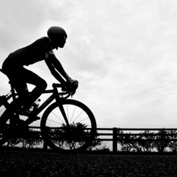 seaside cycling